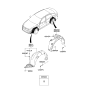 Diagram for Kia Wheelhouse - 868124C500