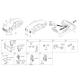 Diagram for 2011 Kia Optima Air Bag Control Module - 959104C010