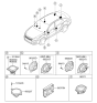 Diagram for 2015 Kia Optima Car Speakers - 963304C000