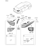 Diagram for 2022 Kia Sportage Back Up Light - 92401D9510