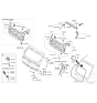 Diagram for Kia Sportage Trunk Latch - 81230D3000