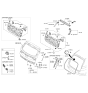 Diagram for 2020 Kia Sportage Lift Support - 81780D9000