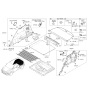 Diagram for Kia EV6 Interior Light Bulb - 92620D9000