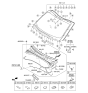 Diagram for 2021 Kia Sportage Windshield - 86111D9510