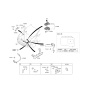 Diagram for Kia Sportage Battery Cable - 91860D9511