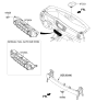 Diagram for 2022 Kia Sportage Blower Control Switches - 97250D9CC0AK5