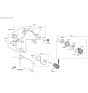 Diagram for Kia Sportage A/C Clutch - 97643K9000