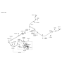 Diagram for 2021 Kia Sportage Parking Brake Cable - 59770D9000