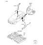 Diagram for 2016 Kia Sportage Brake Backing Plate - 58243D9710