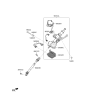 Diagram for Kia Steering Shaft - 56400D3000