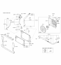 Diagram for Kia Sportage Fan Motor - 25386D3600