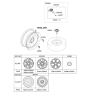Diagram for 2020 Kia Sportage Spare Wheel - 52910D9370