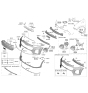 Diagram for Kia Sportage Air Deflector - 86567D9500