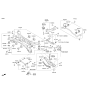 Diagram for Kia Sportage Rear Crossmember - 55405D3550