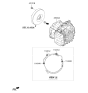 Diagram for 2017 Kia Sportage Transmission Assembly - 450003BMX0