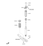 Diagram for 2022 Kia Sportage Shock Absorber - 55311D9800