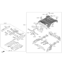 Diagram for 2018 Kia Sportage Floor Pan - 65631D3000