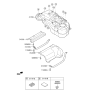 Diagram for 2018 Kia Sportage Fuel Tank Strap - 31211D3000