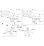 Diagram for 2021 Kia Sportage Front Cross-Member - 62405D9650