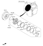 Diagram for Kia Sportage Torque Converter - 451003F850