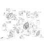 Diagram for Kia Sportage Transfer Case Mount - 452183F800