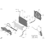 Diagram for 2022 Kia Stinger A/C Condenser - 97606J5500