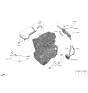 Diagram for 2022 Kia Stinger Thermostat Gasket - 256402T000