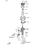 Diagram for Kia Stinger Coil Springs - 54630J5010