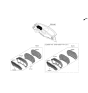 Diagram for 2022 Kia Stinger Speedometer - 94021J5540