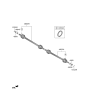 Diagram for 2018 Kia Stinger Axle Shaft - 49600J5500