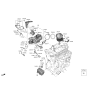 Diagram for Kia Stinger EGR Valve - 394002T000