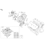 Diagram for Kia K900 Water Pump - 251003L100