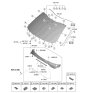 Diagram for 2023 Kia Stinger Windshield - 86110J5600