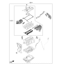 Diagram for Kia Stinger Cylinder Head Gasket - 209102TA00