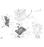 Diagram for Kia Stinger Timing Cover - 213502T000