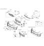 Diagram for 2023 Kia Stinger Parking Assist Distance Sensor - 99310J5300M6B