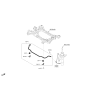 Diagram for 2021 Kia Stinger Sway Bar Kit - 54810J5000