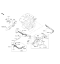 Diagram for 2019 Kia Stinger Thermostat - 256003L260