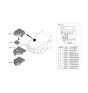 Diagram for Kia Stinger Fuse Box - 91959J5010