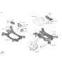 Diagram for Kia Stinger Engine Mount - 21825J5500