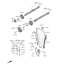 Diagram for 2022 Kia Stinger Cam Gear - 243502S001