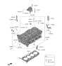 Diagram for Kia Stinger Cylinder Head - 221102T000