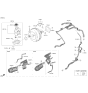 Diagram for Kia Stinger Brake Booster Vacuum Hose - 59120J5300