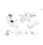 Diagram for 2023 Kia Stinger Transmitter - 95440J5500