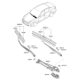 Diagram for 2018 Kia Stinger Wiper Pivot - 98120J5000