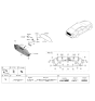 Diagram for Kia Stinger Emblem - 86314J5700