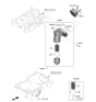 Diagram for 2023 Kia Stinger Oil Cooler - 264102T200