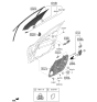 Diagram for 2023 Kia Stinger Window Run - 82540J5001