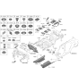 Diagram for 2023 Kia Sorento Dash Panels - 84120P2000
