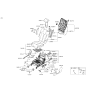 Diagram for 2022 Kia Sorento Seat Cover - 89360P2520MRL